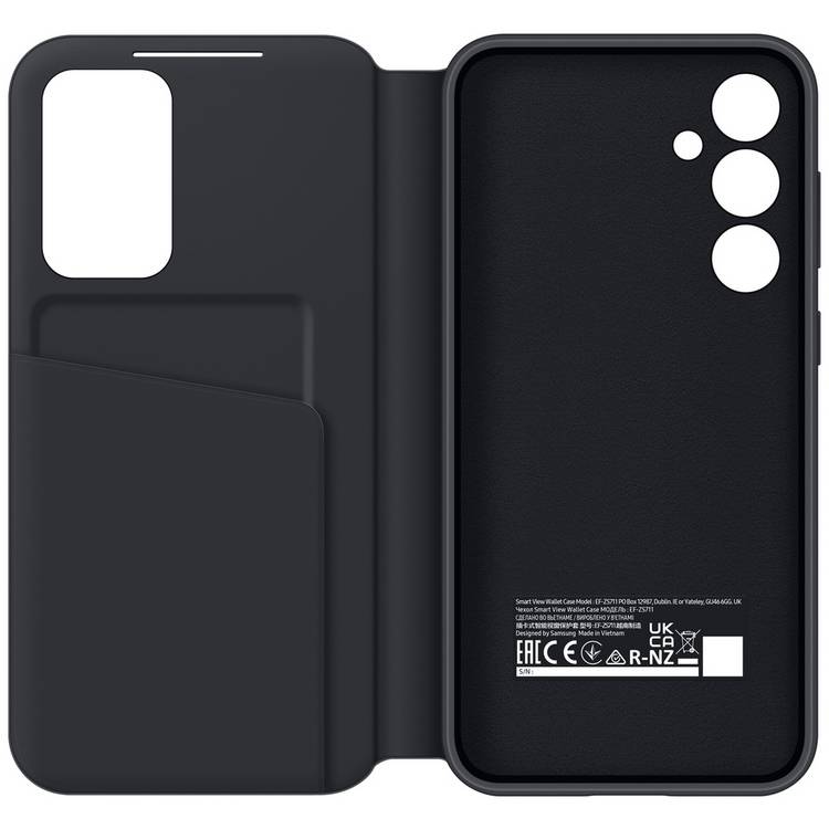 Samsung S23 FE smart wallet phone case black, UK version