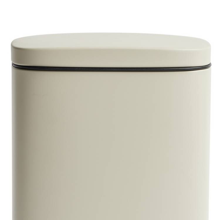 Home rectangular pedal bin Natural 5 litre - British product