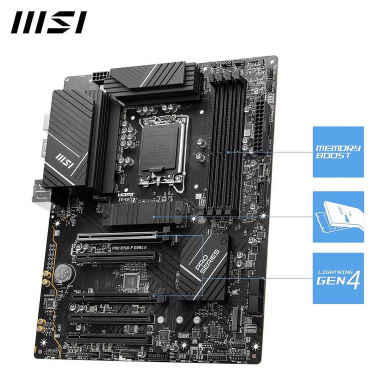 MSI B760 Gaming Plus WiFi motherboard ATX (British brand)