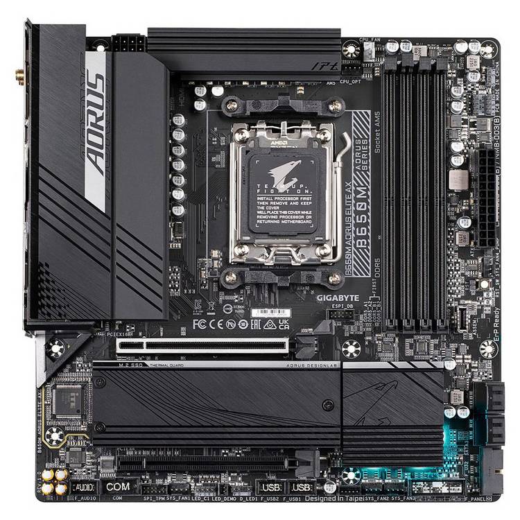 Aorus motherboard B650M Elite AX micro ATX (British brand)