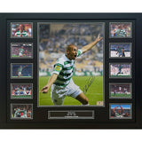 Allstarsignings Henrik Larsson signed framed Celtic photo (British brand)