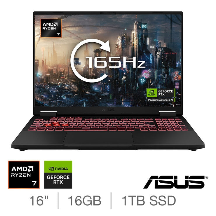 ASUS TUF A16 gaming laptop 16 inch, imported from the UK