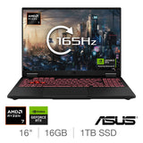 Costco UK ASUS TUF A16 AMD Ryzen 7 16GB RAM 1TB SSD NVIDIA GeForce RTX 5060 16 Inch Gaming Laptop- Buy online at McGrocer