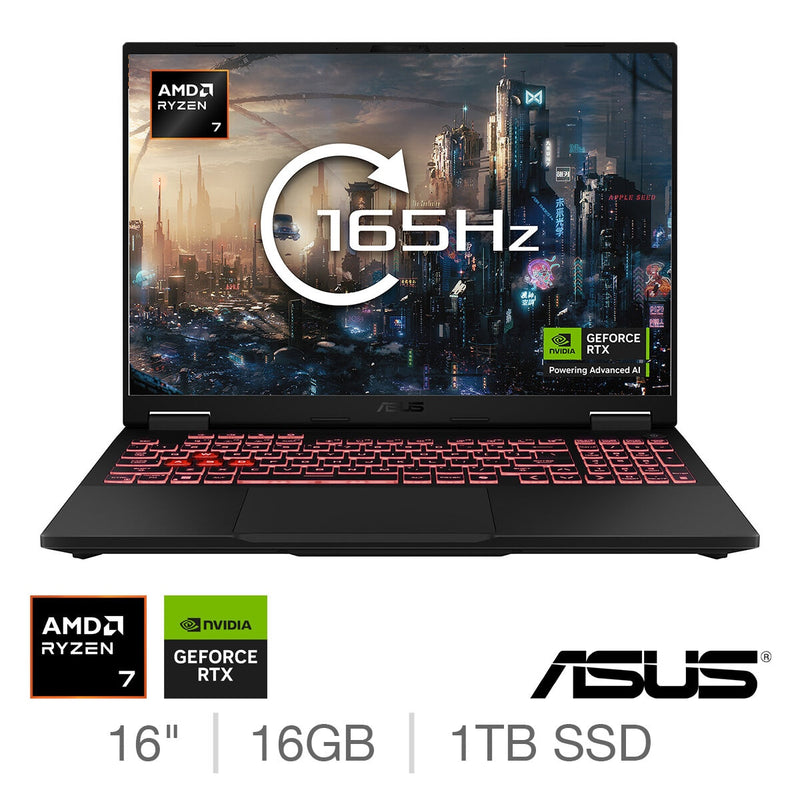 ASUS TUF A16 gaming laptop 16 inch, imported from the UK