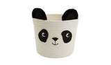 Argos Home panda rope storage basket cream and black, UK version