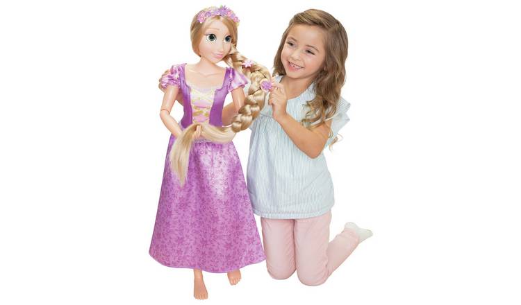 Disney Princess Rapunzel doll 86cm with braided hair, UK version