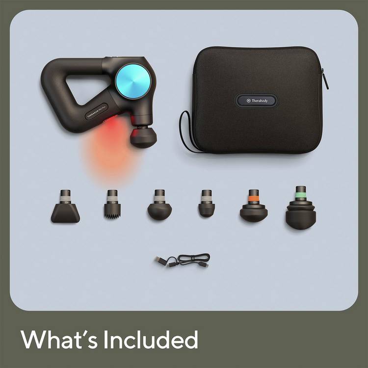 Theragun Pro Plus Gen 6 massage gun with heat and infrared - British product