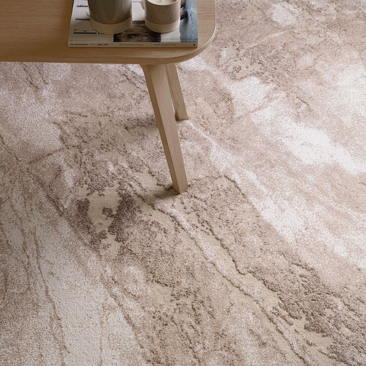 Asiatic Mirage Haze Beige rug in 2 sizes, imported from the UK