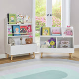 Liberty House kids bookcase and storage unit in white, UK version