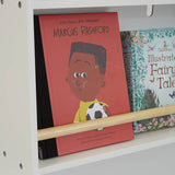 Liberty House kids bookcase and storage unit in white, UK version
