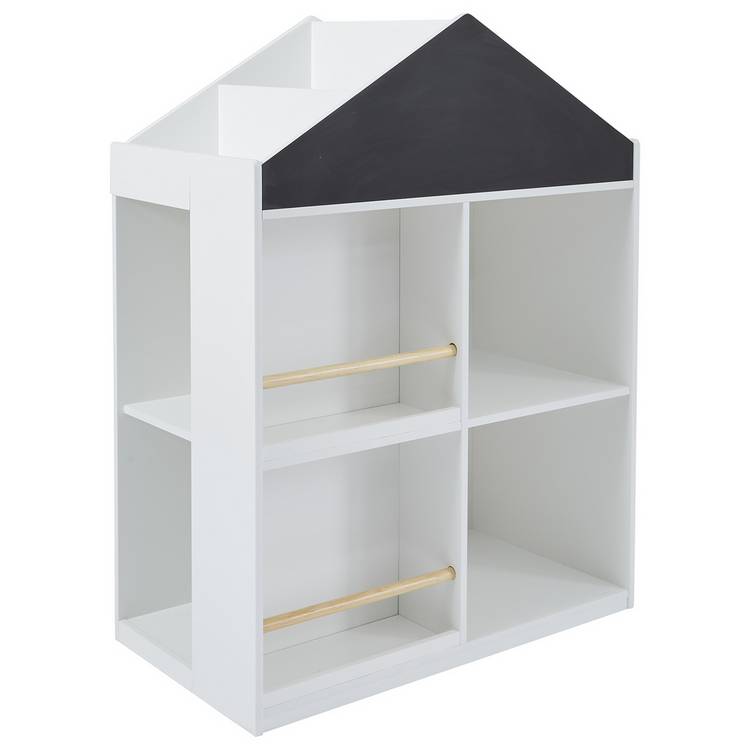 Liberty House kids storage unit with chalkboard white 96cm - British product