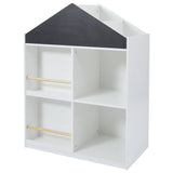 Liberty House kids storage unit with chalkboard white 96cm - British product