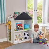 Liberty House kids storage unit with chalkboard white 96cm - British product