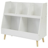 Liberty House white kids storage unit with tapered legs, imported from the UK