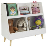 Liberty House white kids storage unit with tapered legs, imported from the UK