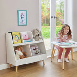 Liberty House white kids storage unit with tapered legs, imported from the UK