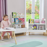 Liberty House white kids storage unit with tapered legs, imported from the UK