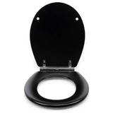 Croydex moulded wood toilet seat with slow close, UK version