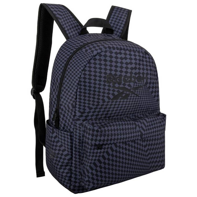 Reebok Check Backpack grey splashproof daily backpack UK version