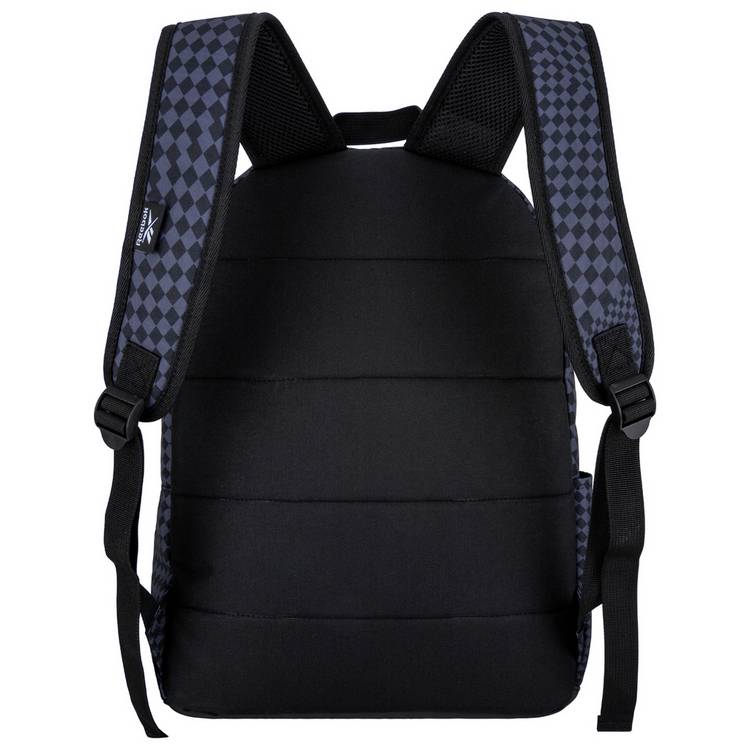 Reebok Check Backpack grey splashproof daily backpack UK version