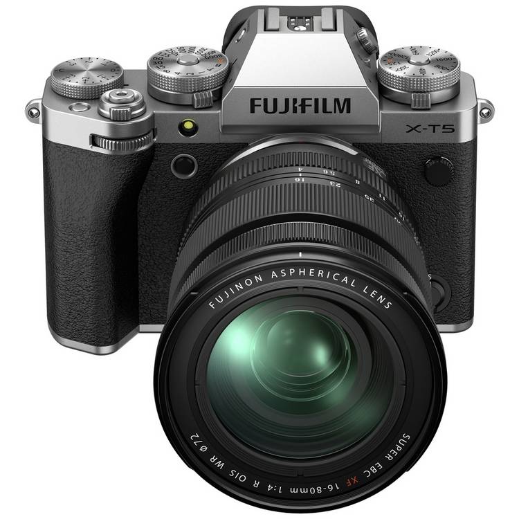 Fujifilm X-T5 mirrorless camera with 16-80mm lens - British product