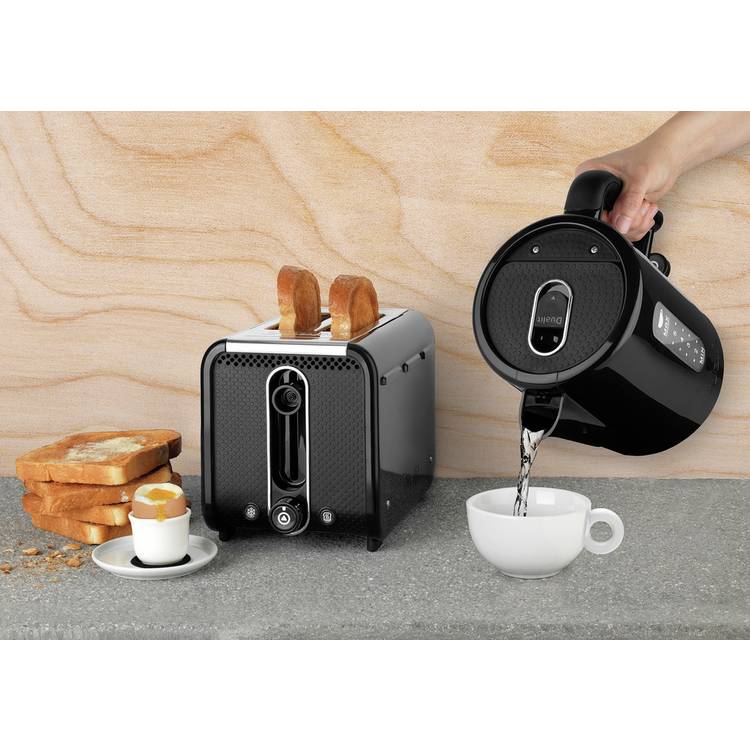 Dualit Studio kettle black 1.5 litres, imported from the UK