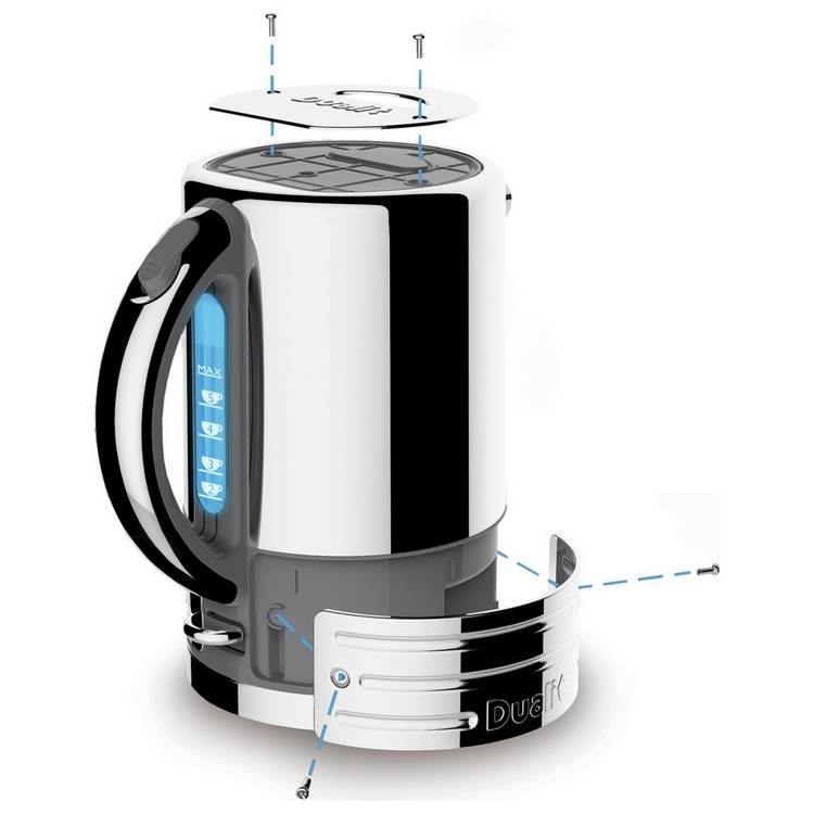 Dualit Architect Kettle stainless steel 1.5 litre, imported from the UK