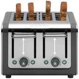 Dualit Architect 4 slice toaster in grey - British product