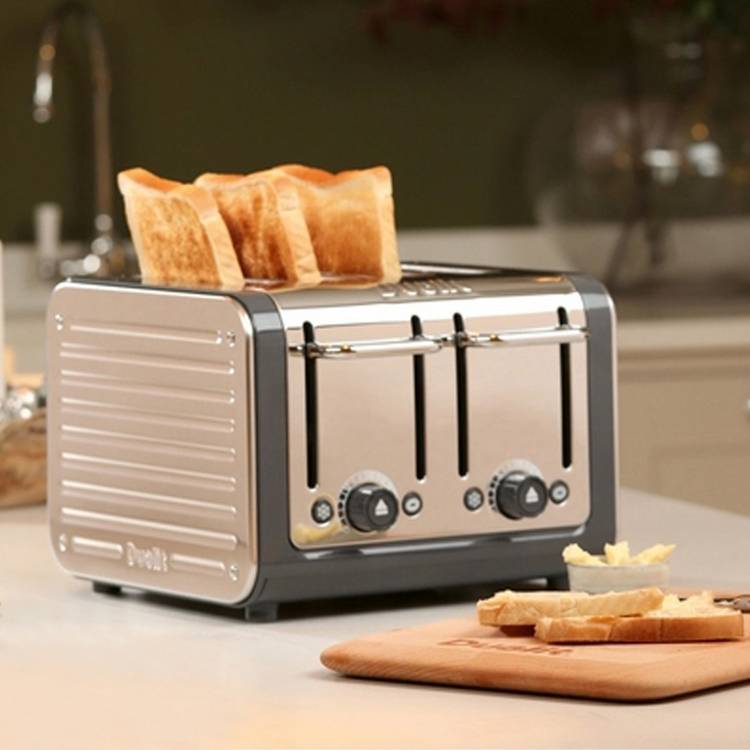 Dualit Architect 4 slice toaster in grey - British product