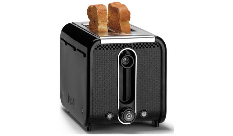 Dualit Studio 2 slice toaster in black gloss (British brand)