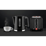 Dualit Studio 2 slice toaster in black gloss (British brand)