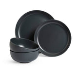 Habitat matte glaze stoneware dinner set in charcoal, imported from the UK