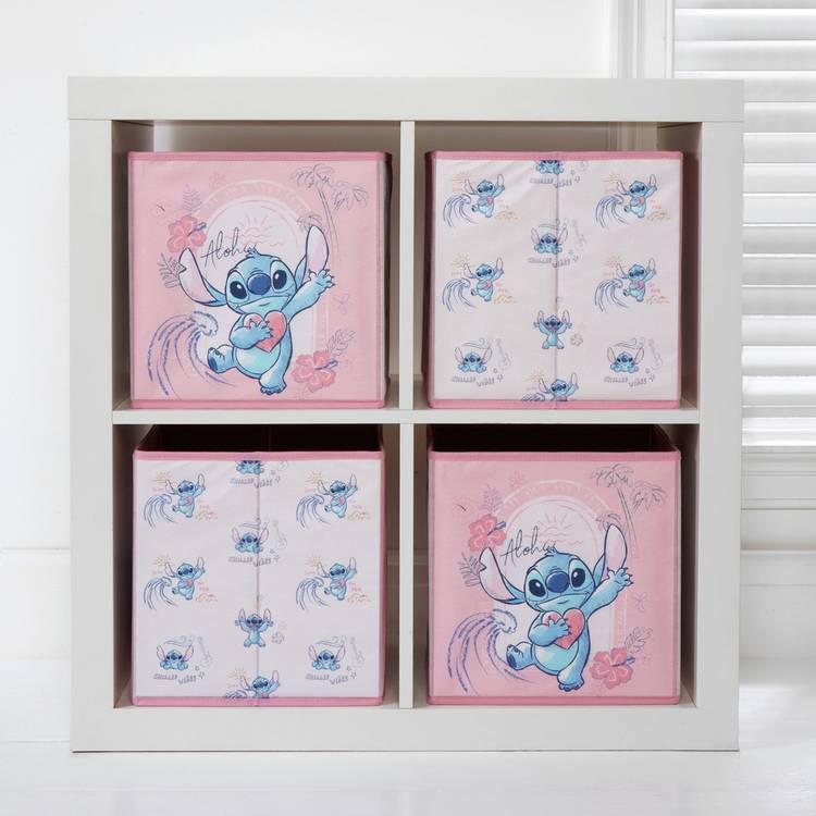 Lilo and Stitch storage boxes pack of two, UK version