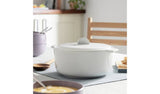 Argos Habitat Riko White Ceramic Casserole Dish 2.29L- Buy online at McGrocer