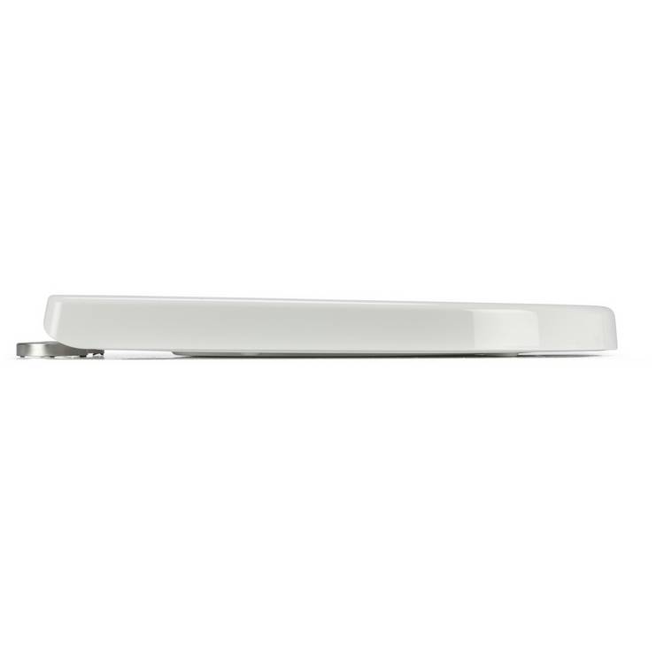 Croydex white Hillier D Shaped family toilet seat - British product