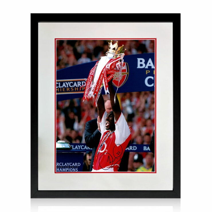 The Fan Cave Sol Campbell signed frame 55x45cm - British product