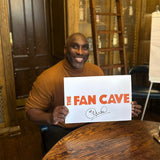 The Fan Cave Sol Campbell signed frame 55x45cm - British product