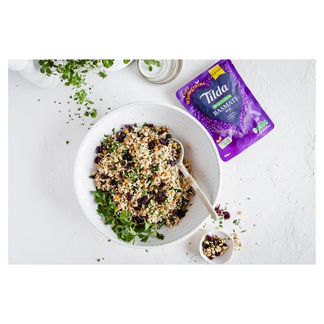 Tilda Microwave Wholegrain Basmati Rice   250g GOODS M&S