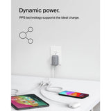 Belkin dual port USB C and USB-A charger 42W - British product