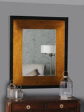 Laura Ashley Bronze Cara mottled rectangular mirror (British brand)