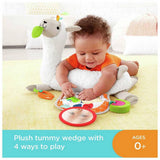 Fisher-Price llama baby tummy time wedge with toys - British product