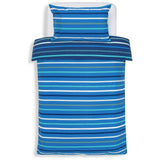 Habitat kids bedding set blue check twin pack single UK version