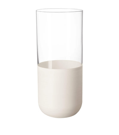 Harrods Villeroy & Boch Set of 4 Manufacture Rock Blanc Long Drink Tumblers 430ml- Buy online at McGrocer