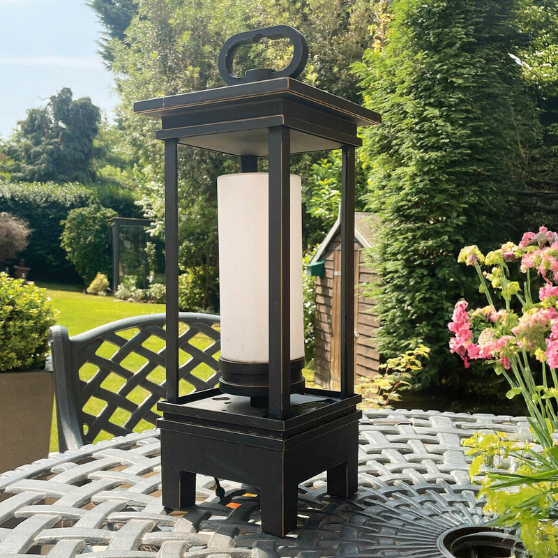 Kichler Bluetooth speaker lantern rubbed bronze (British brand)