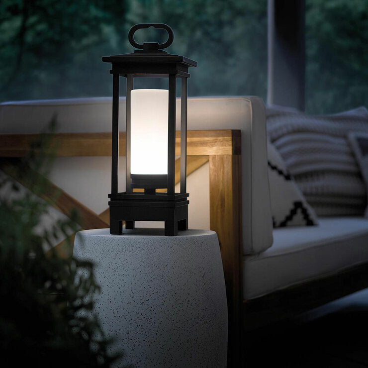 Kichler Bluetooth speaker lantern rubbed bronze (British brand)