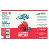 Harry Brompton's Summer Berries iced tea 12 x 500ml - British product