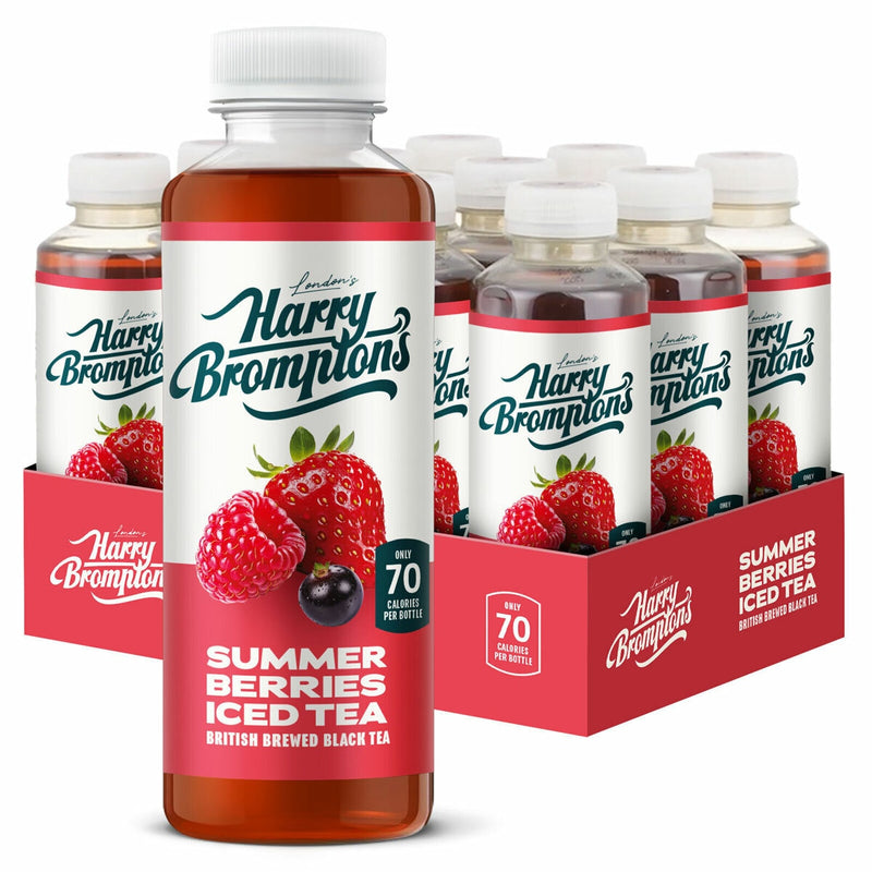 Harry Brompton's Summer Berries iced tea 12 x 500ml - British product