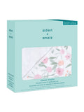 aden + anais pink muslin hooded towel set (British brand)
