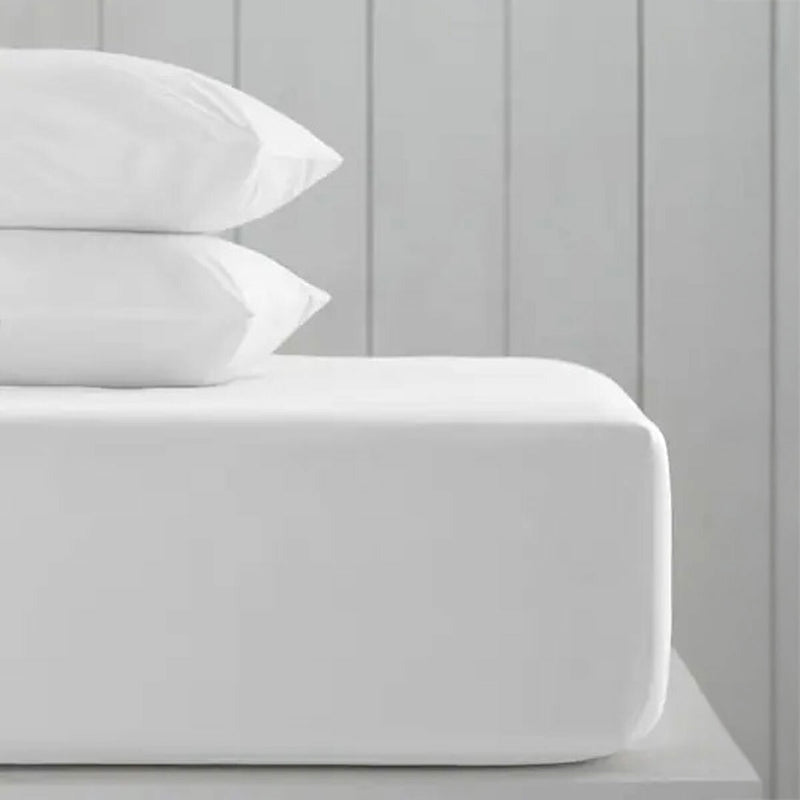 Hotel Signature white double fitted sheets 300 thread count, imported from the UK