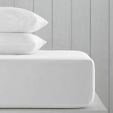 Hotel Signature white double fitted sheets 300 thread count, imported from the UK